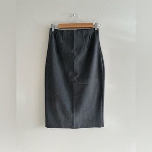 Express - High Waisted Pencil Skirt in Grey 00